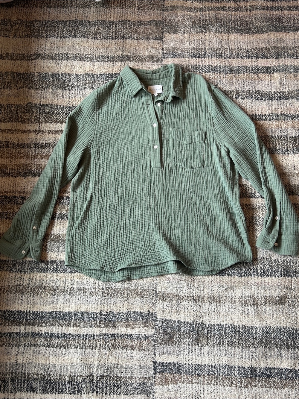 NWOT Alice Walk Cotton Cloud Top in Triple Gauze